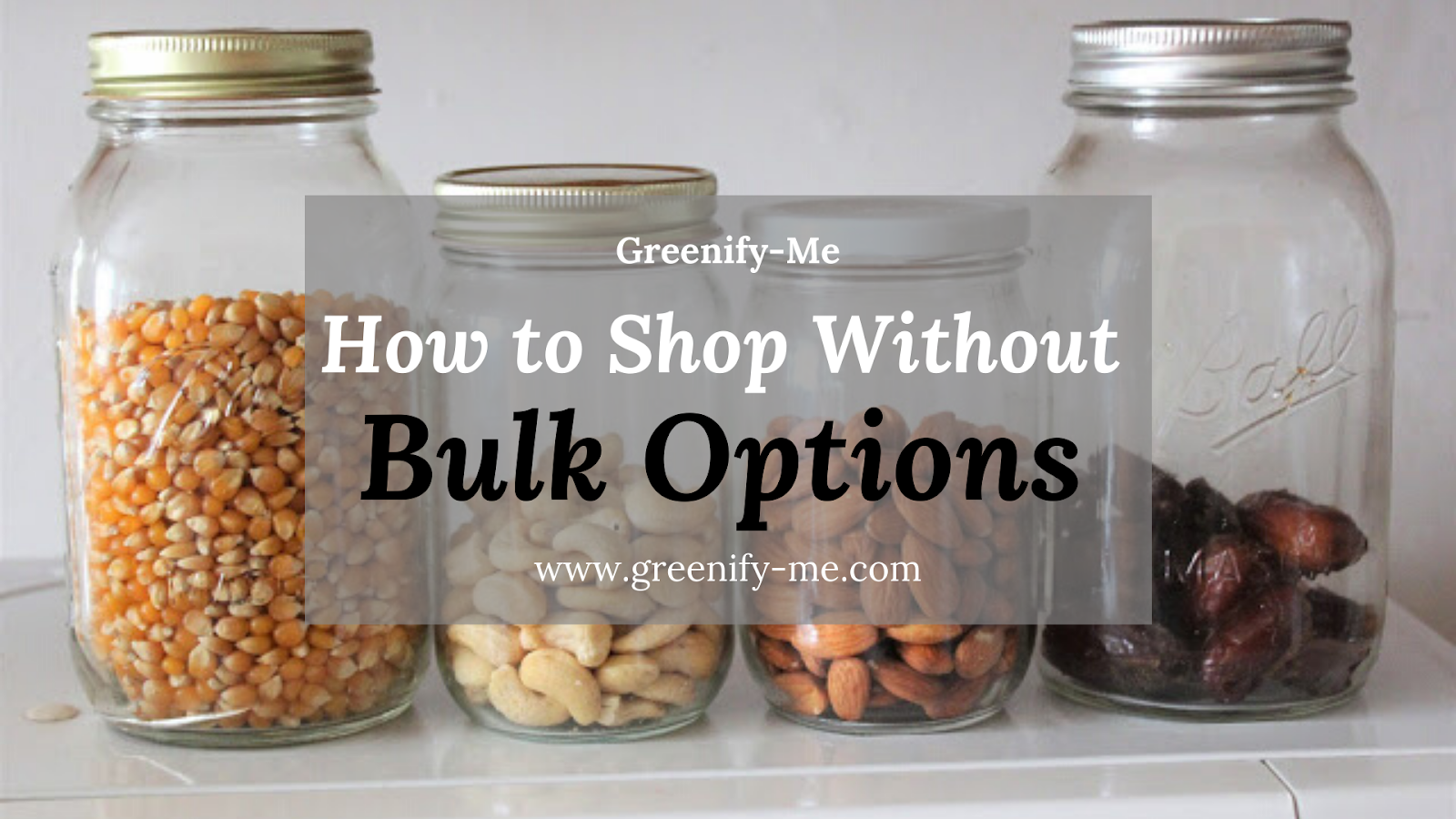How to Shop Without Bulk Options