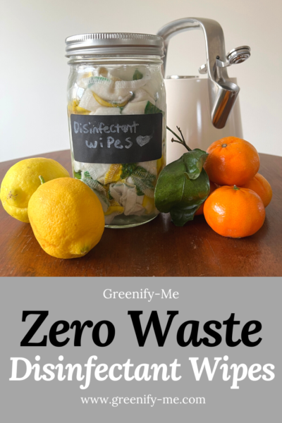 Zero Waste Disinfectant Wipes: How to Make Your Own
