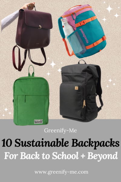 10 Sustainable Backpacks For Back to School + Beyond