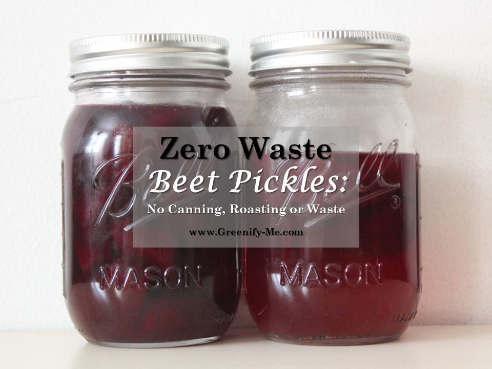 zero waste beet pickles