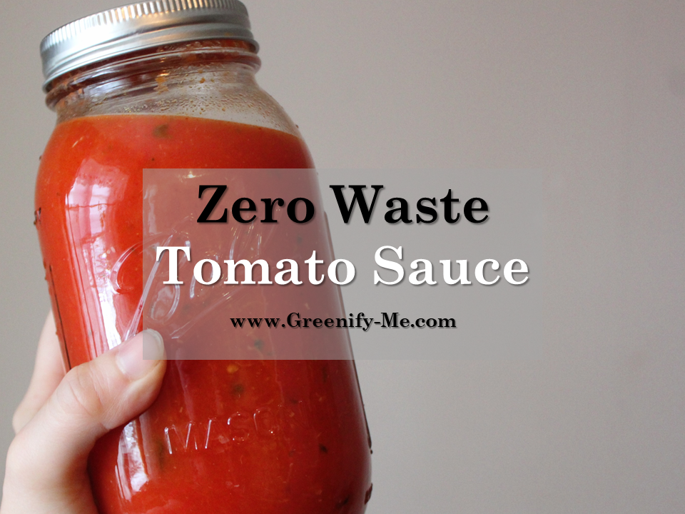 zero waste tomato sauce