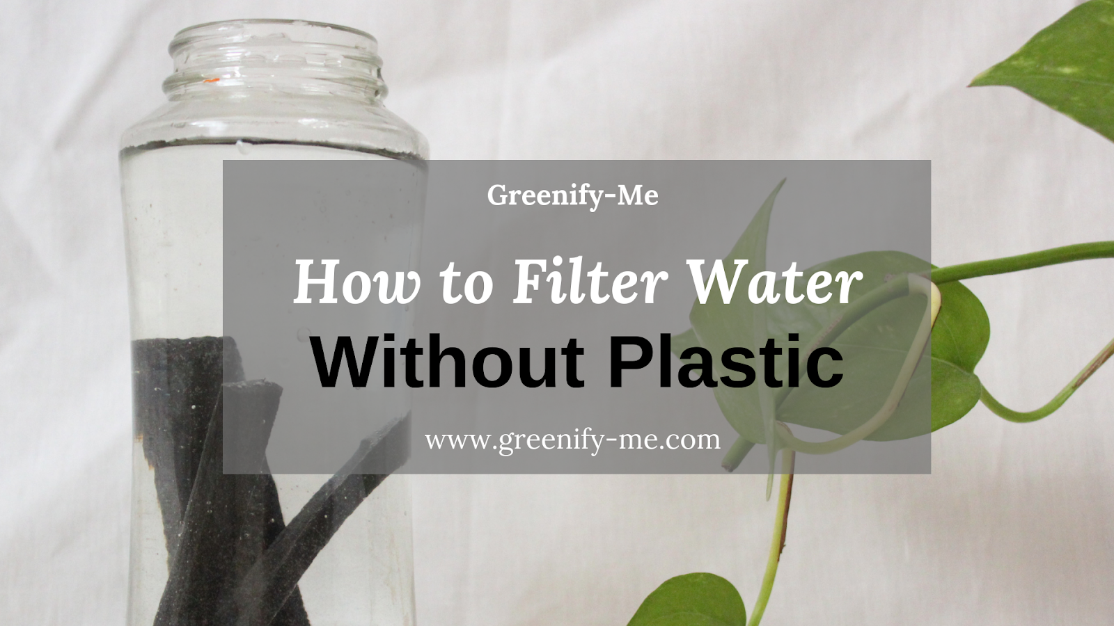 filter water without plastic