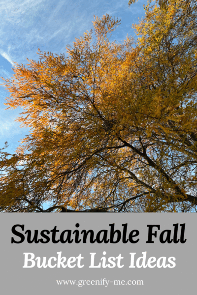 Sustainable Fall Bucket List for 2026