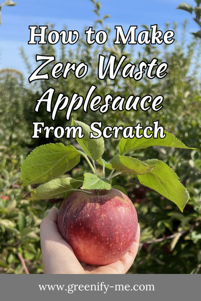 Zero Waste Applesauce Recipe From Scratch