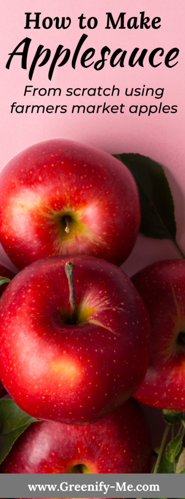 Zero Waste Applesauce Recipe From Scratch