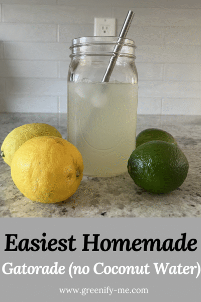 Easy Homemade Gatorade Recipe (Without Coconut Water)