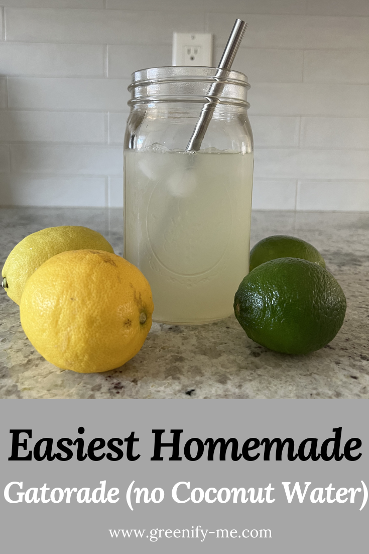 Easy Homemade Gatorade Recipe (Without Coconut Water)