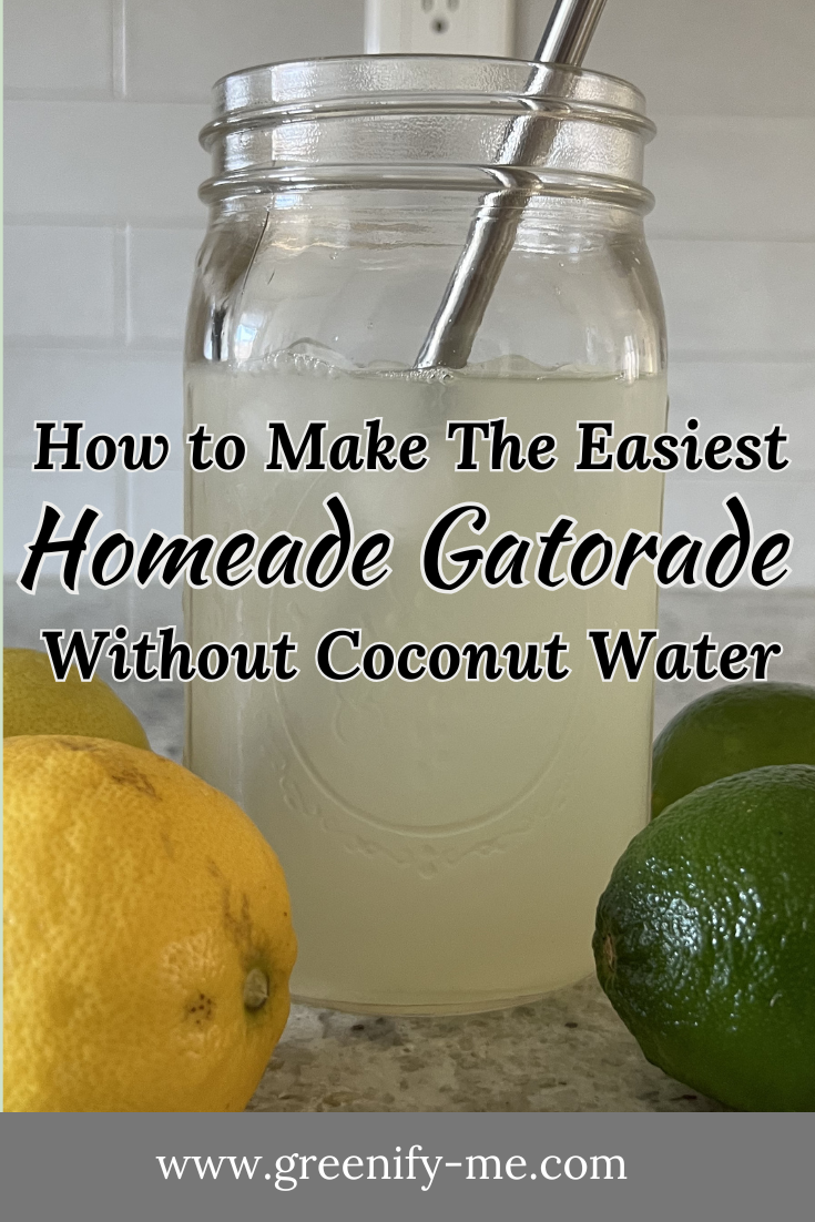Easy Homemade Gatorade Recipe (Without Coconut Water)